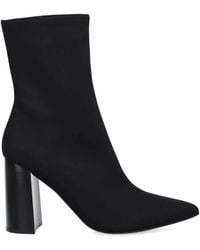 Jeffrey Campbell - Siren-24 Pointed Block-Heel Ankle Boots - Lyst