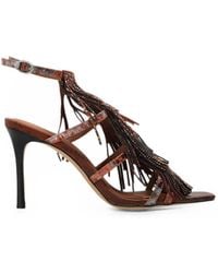 Kurt Geiger - Fringe Sandals 90 - Lyst