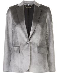 FRAME Blazer droit classique - Métallisé