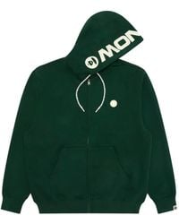 Aape By A Bathing Ape - Aapenow Moonface Logo-Print Zip-Up Hoodie - Lyst
