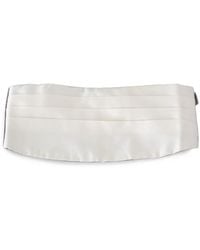 Dolce & Gabbana - Pleated Silk Cummerbund - Lyst