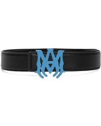Amiri - Logo-Buckle Leather Belt - Lyst
