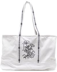 Bode - Laundry Embroidered Tote Bag - Lyst