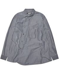 COMME DES GARÇON BLACK - Check-print Cotton Shirt - Lyst
