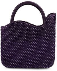 Le Silla - Small Ivy Crystal-Embellished Tote Bag - Lyst