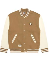 Aape By A Bathing Ape - Bomber Con Applicazione Logo - Lyst