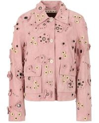 Marni - Jack Met Bloemapplicatie En Studs - Lyst