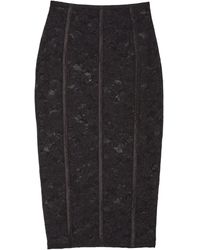 Fleur du Mal - Le Stretch Lace Pencil Skirt - Lyst