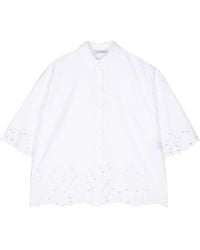 Dice Kayek - Embroidered Cotton Shirt - Lyst