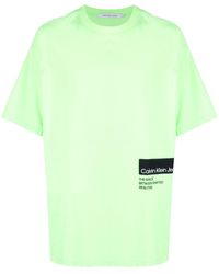 Calvin Klein - Hyper Real Logo-print T-shirt - Lyst