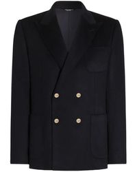 Dolce & Gabbana - Portofino Double-Breasted Cashmere Jacket - Lyst