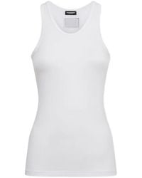 DSquared² - Logo-Patch Tank Top - Lyst