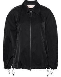 Marni - Ruched-detail Zipped Jacket - Lyst