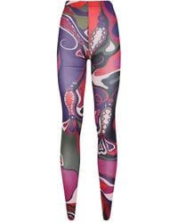 PUCCI - Collants À Imprimé Abstrait - Lyst