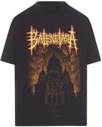 Balenciaga - Sacré Cœur Medium Fit T-Shirt - Lyst