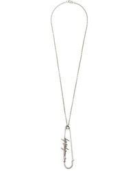 Yohji Yamamoto - Logo-Pendant Necklace - Lyst
