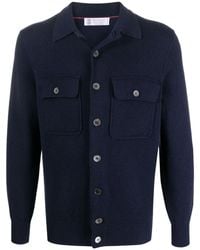 Brunello Cucinelli - Two-Pocket Cashmere Cardigan - Lyst