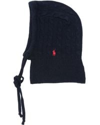 Polo Ralph Lauren - Cable-Knit Tie Balaclava - Lyst