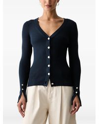 Guess - Ribbed-Knit Cardigan - Lyst