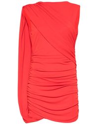 ANDAMANE - Robe Courte À Design Drapé - Lyst