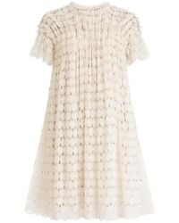 Ulla Johnson - Robe Courte Layla À Volants - Lyst