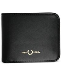 Fred Perry - Leren Portemonnee - Lyst