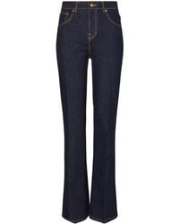 Tory Burch - Bootcut Cotton Jeans - Lyst