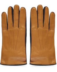 Moorer - Topstitched Leather Gloves - Lyst