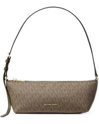 Michael Kors - Laila Small Signature-Logo Satchel - Lyst