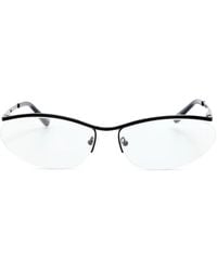 Linda Farrow - Lunettes De Vue À Monture Papillon - Lyst