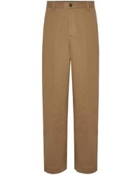 Maison Kitsuné - Pantalones Rectos Con Pinzas - Lyst