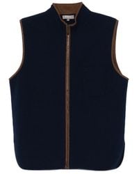 N.Peal Cashmere - Shaftsbury Weste Mit Reißverschluss - Lyst