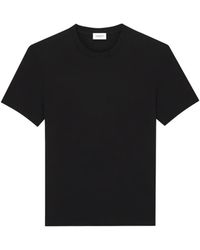 Saint Laurent - Cassandre Ribbed T-Shirt - Lyst