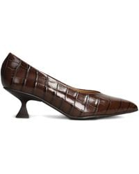 Pedro Miralles - Slatina Pumps mit Kroko-Effekt 60mm - Lyst