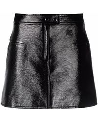 Courreges - Mini Vinyl Skirt - Lyst