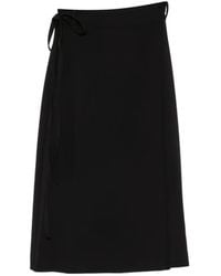 Ottod'Ame - Pleated Tie-Waist Midi Skirt - Lyst