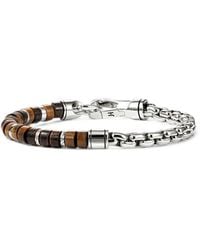 John Hardy - Heishi Tiger Eye Bracelet - Lyst
