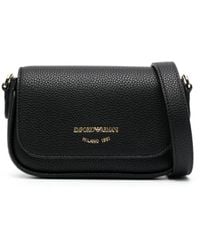 Emporio Armani - Logo-Stamp Crossbody Bag - Lyst