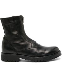 Officine Creative - Ikonic 003 Leather Ankle Boots - Lyst