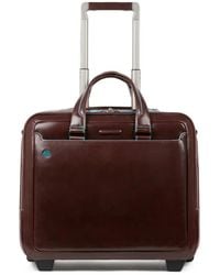 Piquadro - Pilotenkoffer Mit Logo-Patch - Lyst