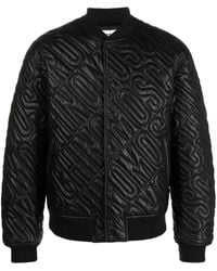 Moschino - Quilted Bomber Jacket - Lyst