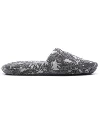 Versace - Jacquard Cotton-blend Slippers - Lyst