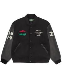DENIM TEARS - Varsity Bomber Jacket - Lyst