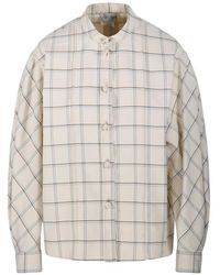 forte_forte - Band-Collar Shirt - Lyst