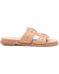 Carmela - Stud-Embellished Leather Sandals - Lyst