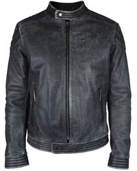 Philipp Plein - Stitching Biker Jacket - Lyst