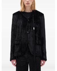 Ann Demeulemeester - Lucius Velvet Jacket - Lyst