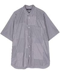Comme des Garçons - Check-pattern Short-sleeve Cotton Shirt - Lyst