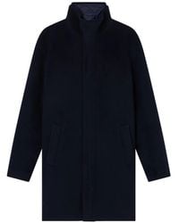 Emporio Armani - High-Neck Coat - Lyst