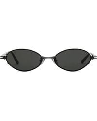 Retrosuperfuture - Luno Sonnenbrille Mit Ovalem Gestell - Lyst
